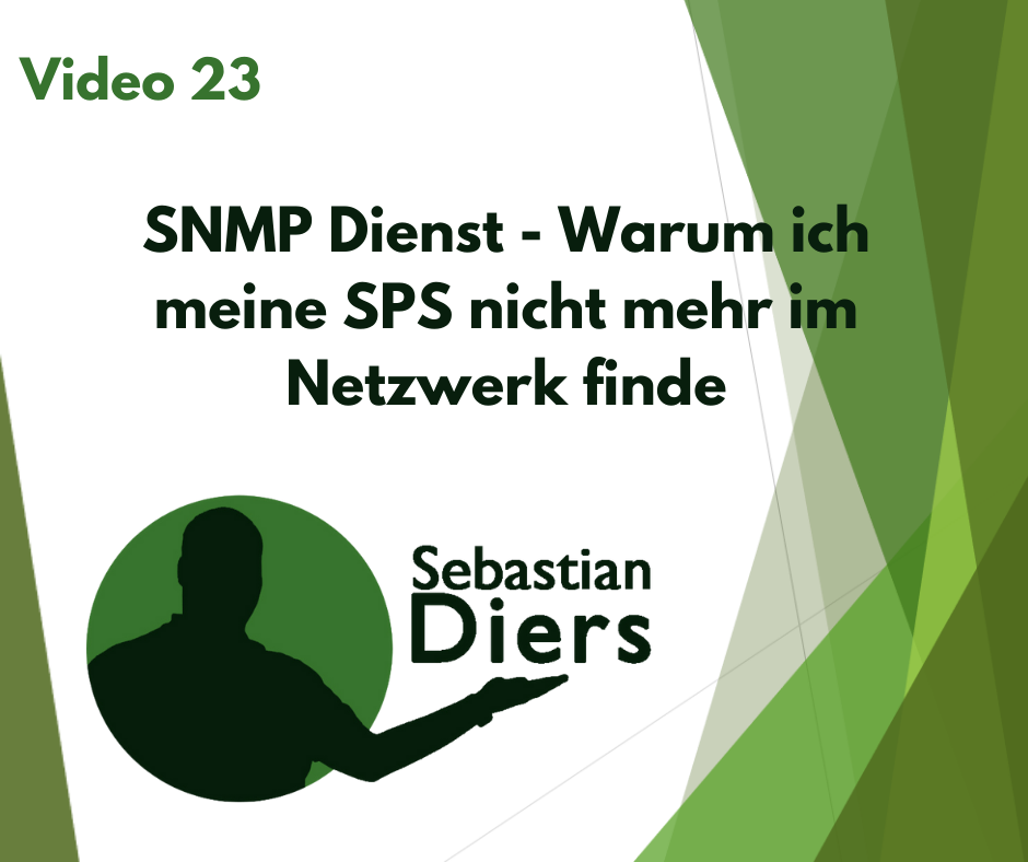 SNMP Dienst- Warum ich meine SPS nicht mehr im Netzwerk finde